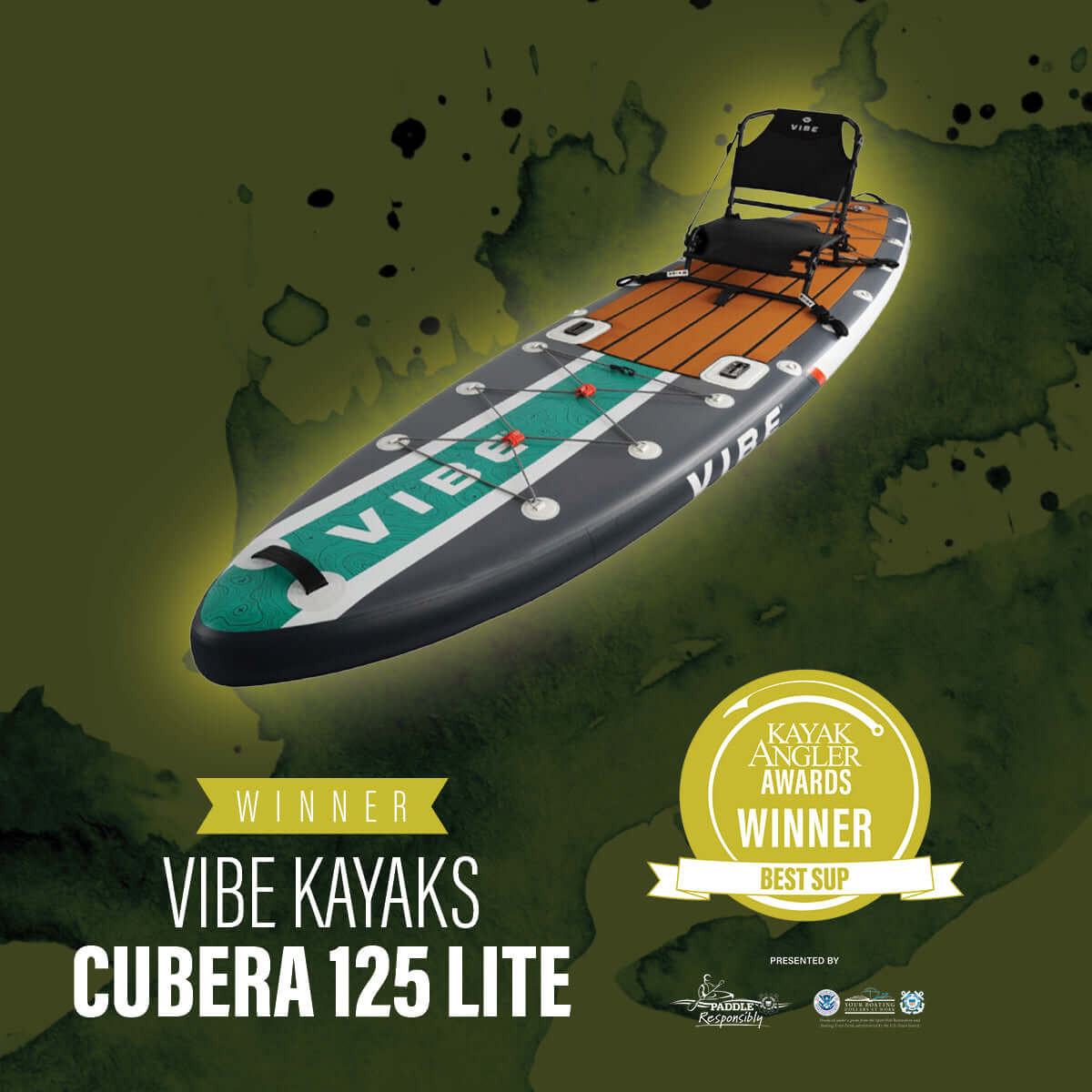 Cubera 125 Lite, Inflatable Kayaks, Vibe Kayaks, at Festive Water Paddlesports