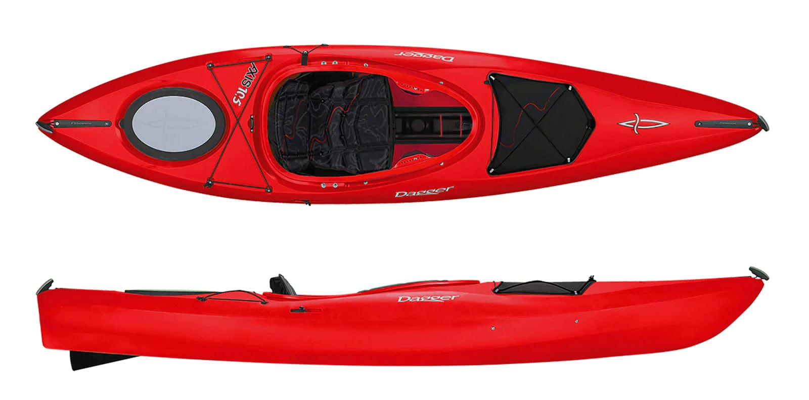 Dagger Axis 10.5 All Water Kayak, Crossover Kayak, Dagger Kayaks, Red, , at Festive Water Paddlesports