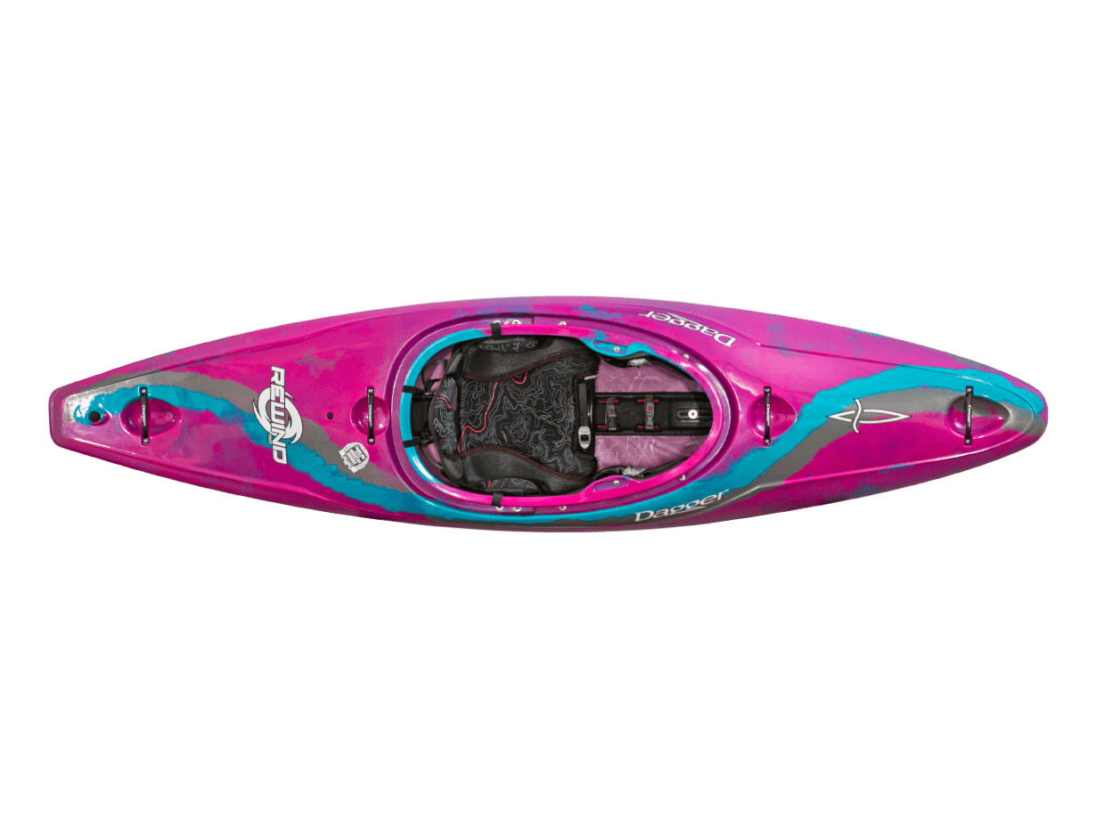Dagger Rewind Whitewater Kayak, Whitewater Kayak, Dagger Kayaks, Red, S, at Festive Water Paddlesports
