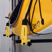 Deluxe Rack, Wall Storage, Suspenz, Safety Yellow at Festive Water Paddlesports