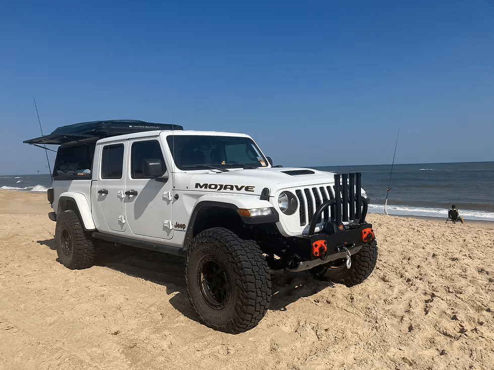 Dirty Winch Bumper for Jeep and Gladiator JK/JL/JT, , Boonedox USA, Black at Festive Water Paddlesports