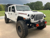 Dirty Winch Bumper for Jeep and Gladiator JK/JL/JT, , Boonedox USA, Black at Festive Water Paddlesports