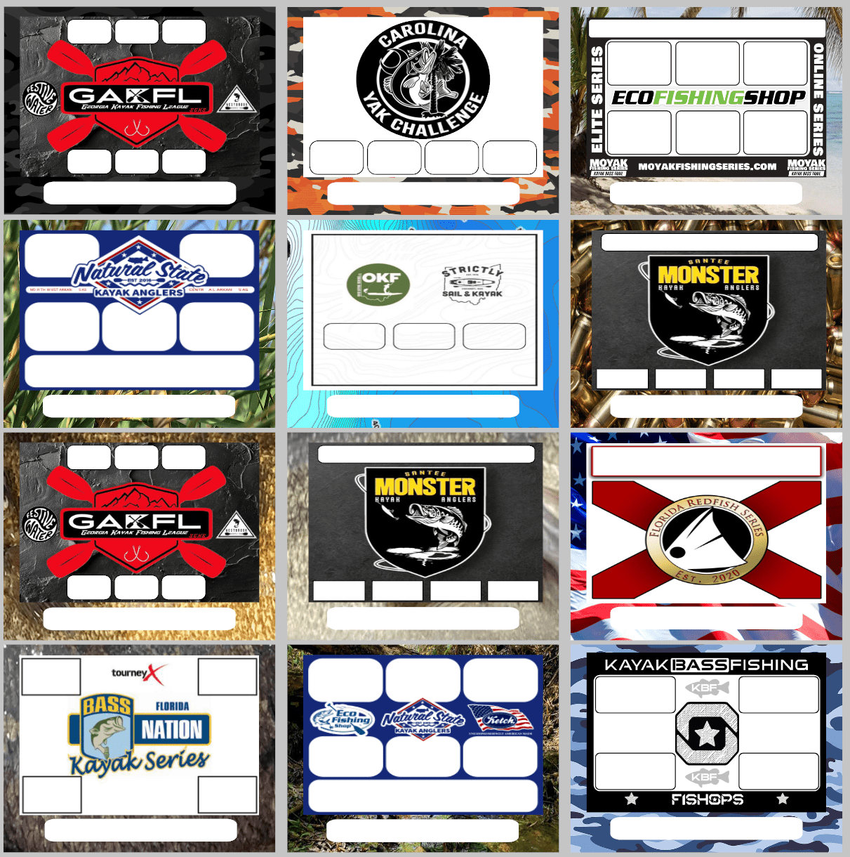 Ditch Pickle, Measuring Board, Trash Panda Decals, at Festive Water Paddlesports
