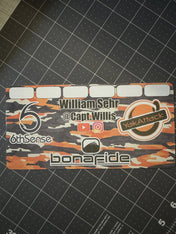 Double Up Series Identifiers, Measuring Board, Trash Panda Decals, at Festive Water Paddlesports