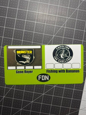 Double Up Series Identifiers, Measuring Board, Trash Panda Decals, at Festive Water Paddlesports