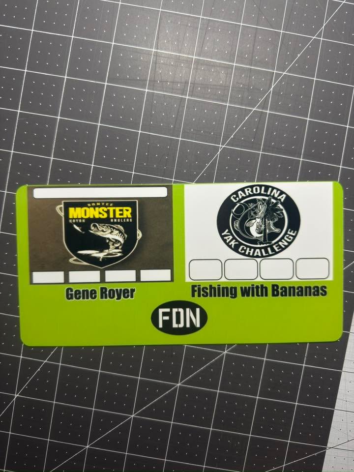 Double Up Series Identifiers, Measuring Board, Trash Panda Decals, at Festive Water Paddlesports