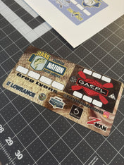 Double Up Series Identifiers, Measuring Board, Trash Panda Decals, at Festive Water Paddlesports