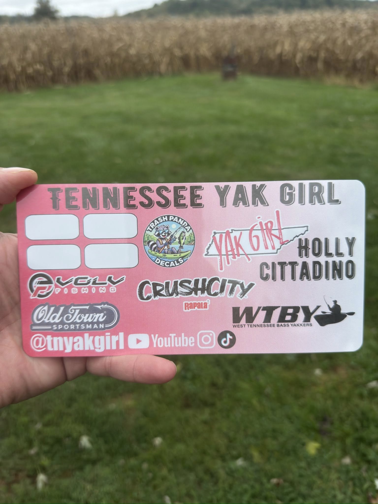 Double Up Series Identifiers, Measuring Board, Trash Panda Decals, at Festive Water Paddlesports