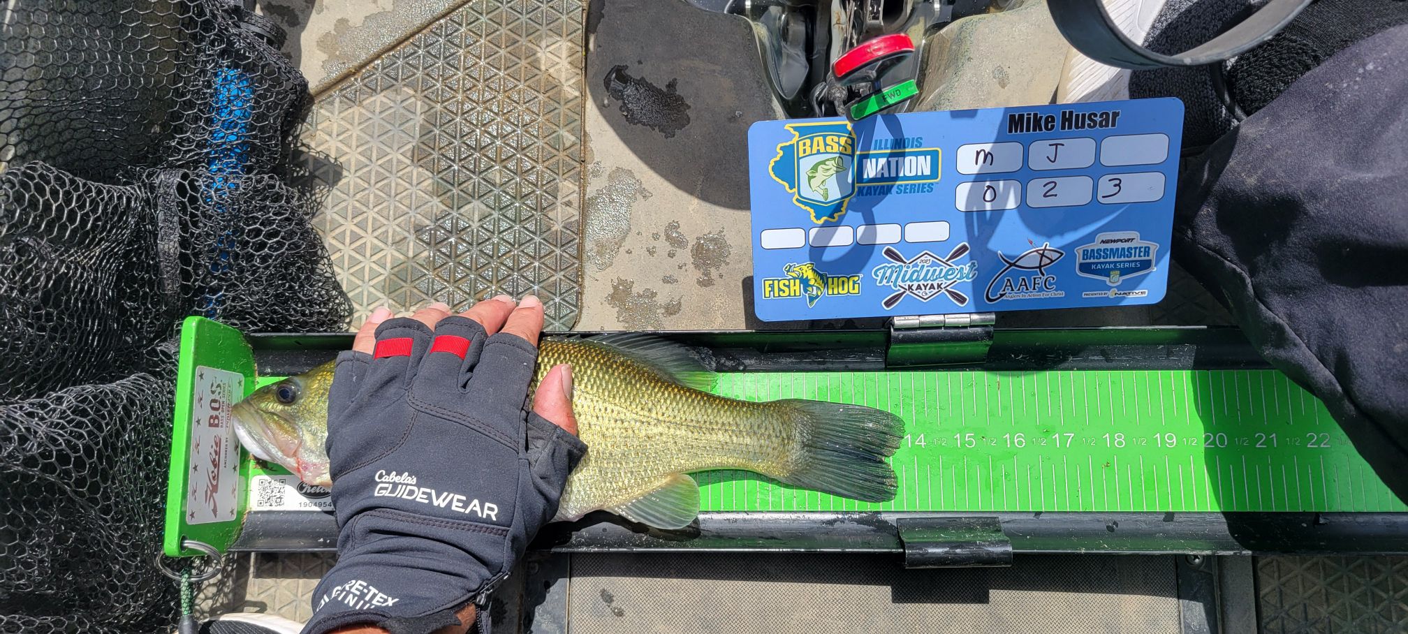 Double Up Series Identifiers, Measuring Board, Trash Panda Decals, at Festive Water Paddlesports