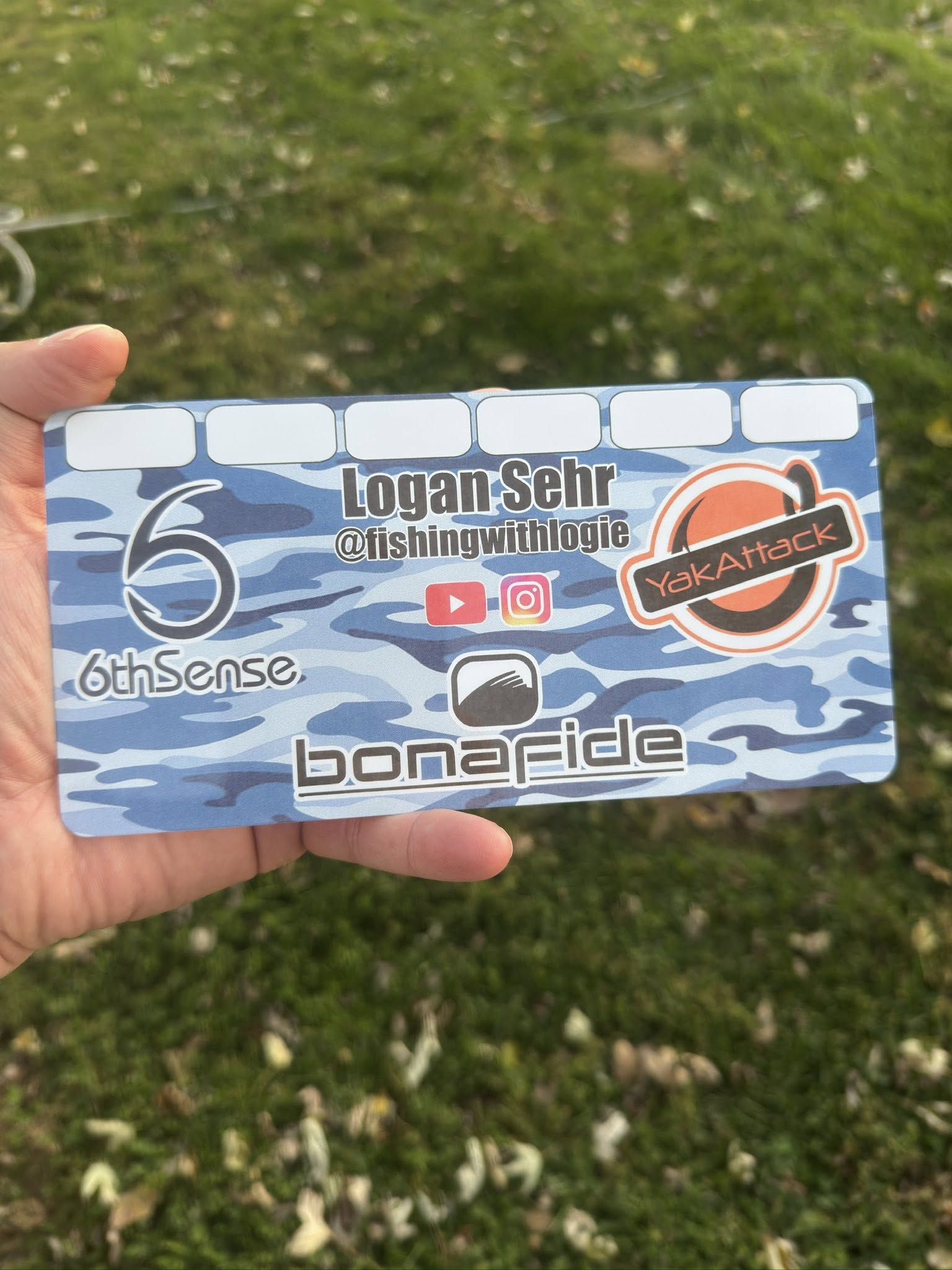 Double Up Series Identifiers, Measuring Board, Trash Panda Decals, at Festive Water Paddlesports