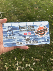 Double Up Series Identifiers, Measuring Board, Trash Panda Decals, at Festive Water Paddlesports
