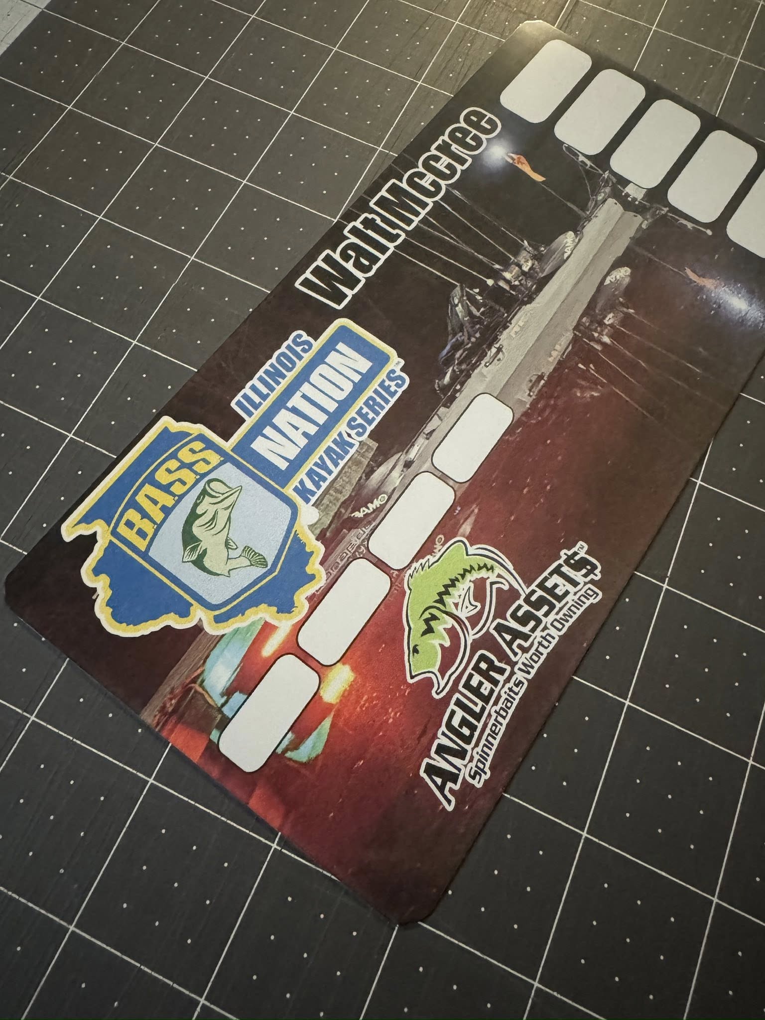 Double Up Series Identifiers, Measuring Board, Trash Panda Decals, at Festive Water Paddlesports