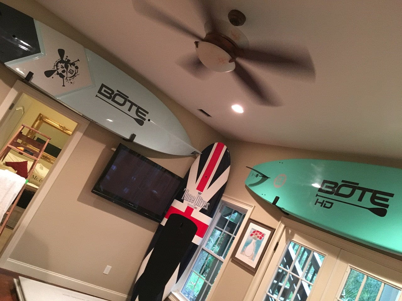 Drummond Minimalist SUP Display Rack | Holds 50 lbs, Wall Mounted, StoreYourBoard, , , at Festive Water Paddlesports