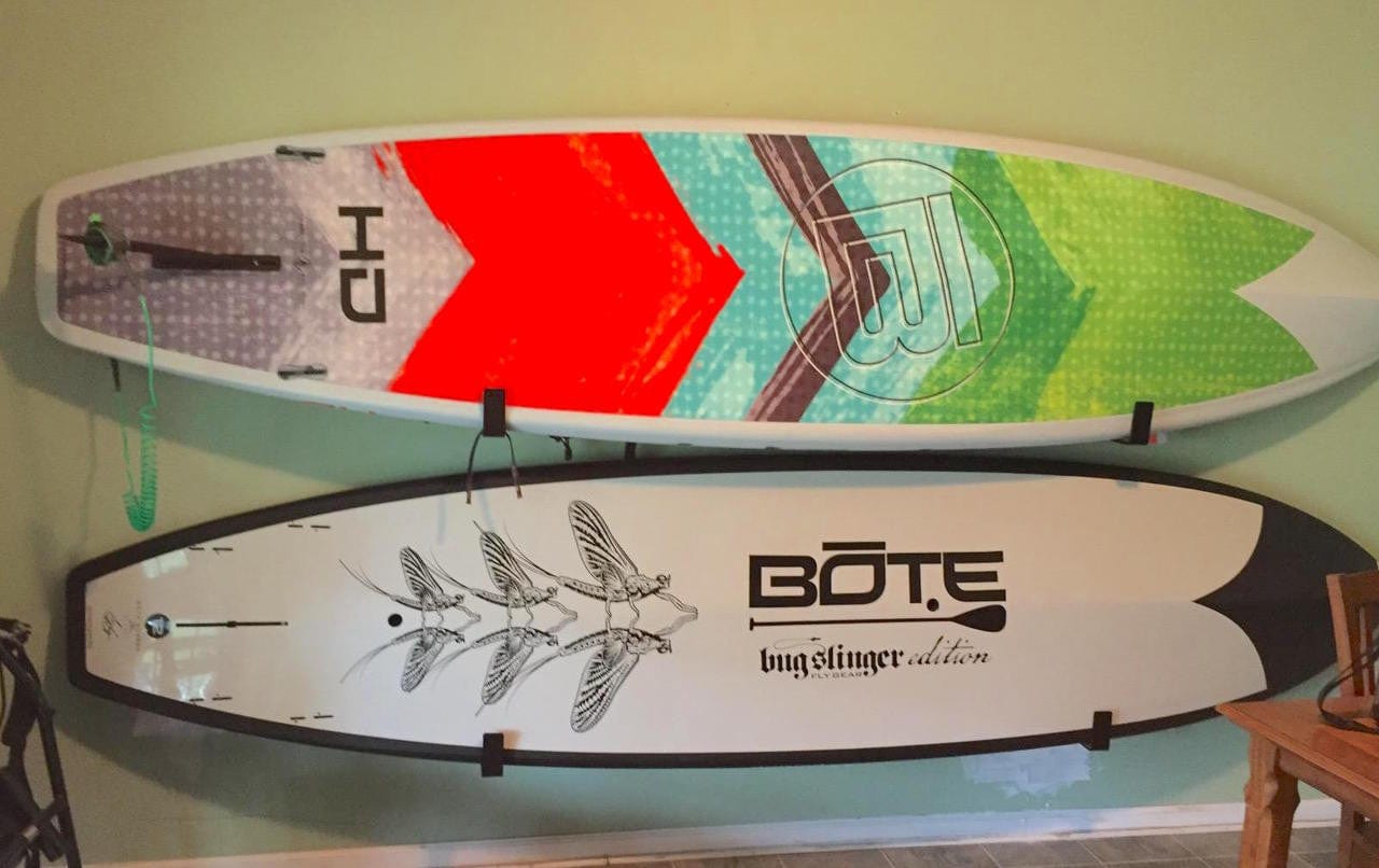 Drummond Minimalist SUP Display Rack | Holds 50 lbs, Wall Mounted, StoreYourBoard, , , at Festive Water Paddlesports