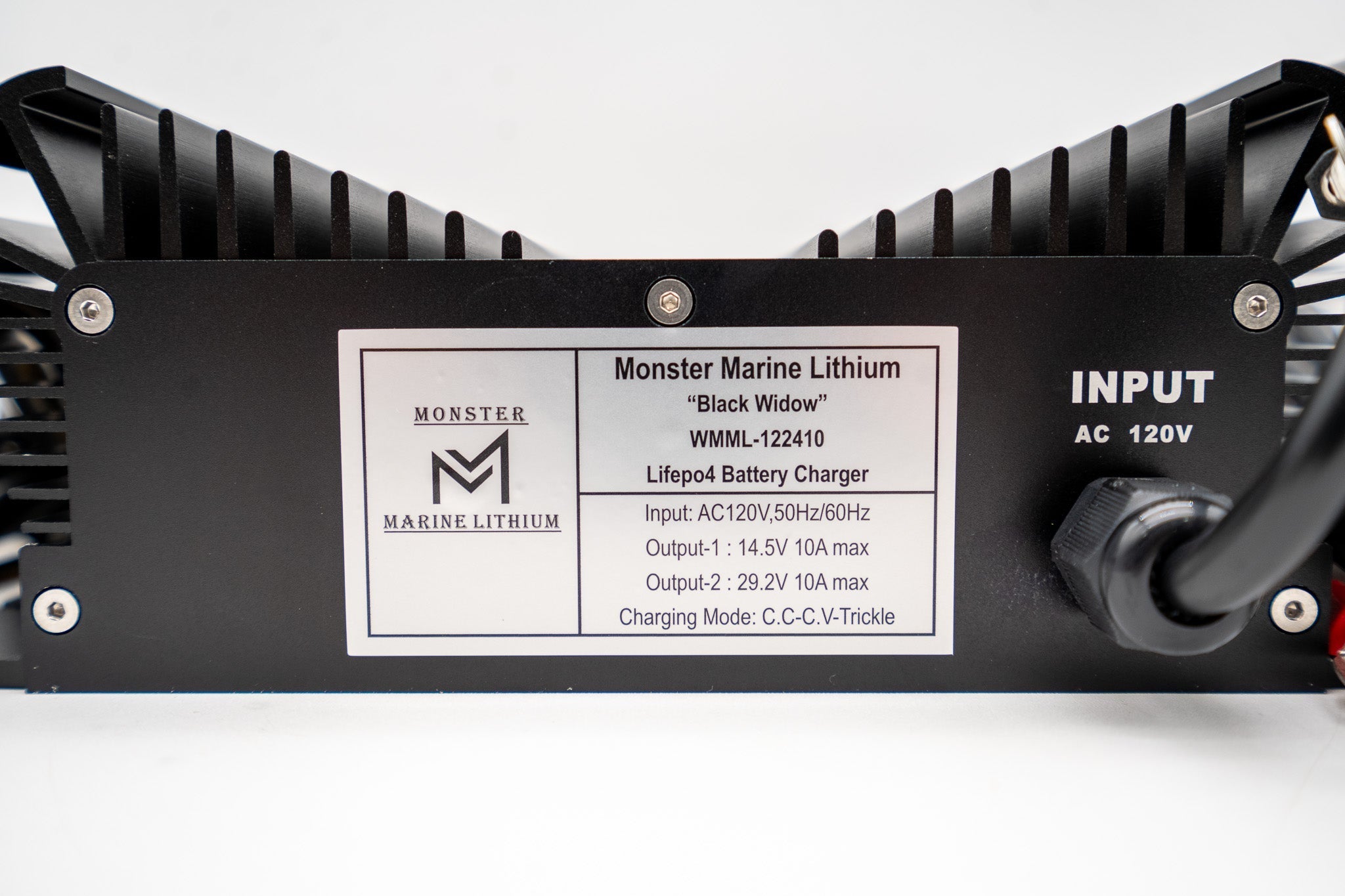 Dual 12v & 24v marine waterproof lithium charger, Chargers, Monster Marine Lithium, at Festive Water Paddlesports