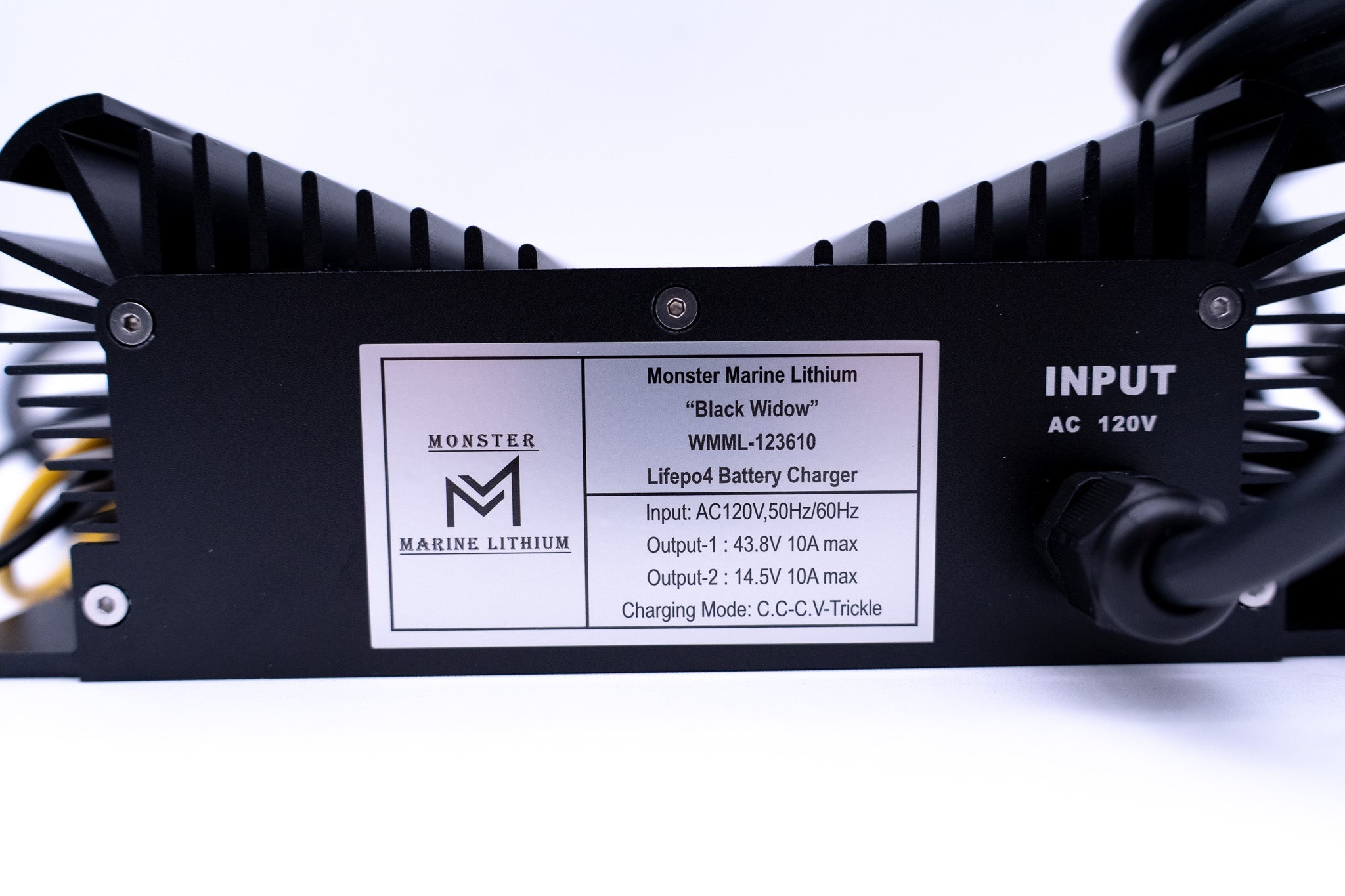 Dual 12v & 36v marine waterproof Lead/AGM/Lithium charger, Chargers, Monster Marine Lithium, at Festive Water Paddlesports