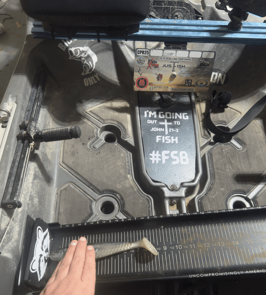 Dumpster Lid ID Holder (Freestyle), Measuring Board, Trash Panda Decals, at Festive Water Paddlesports