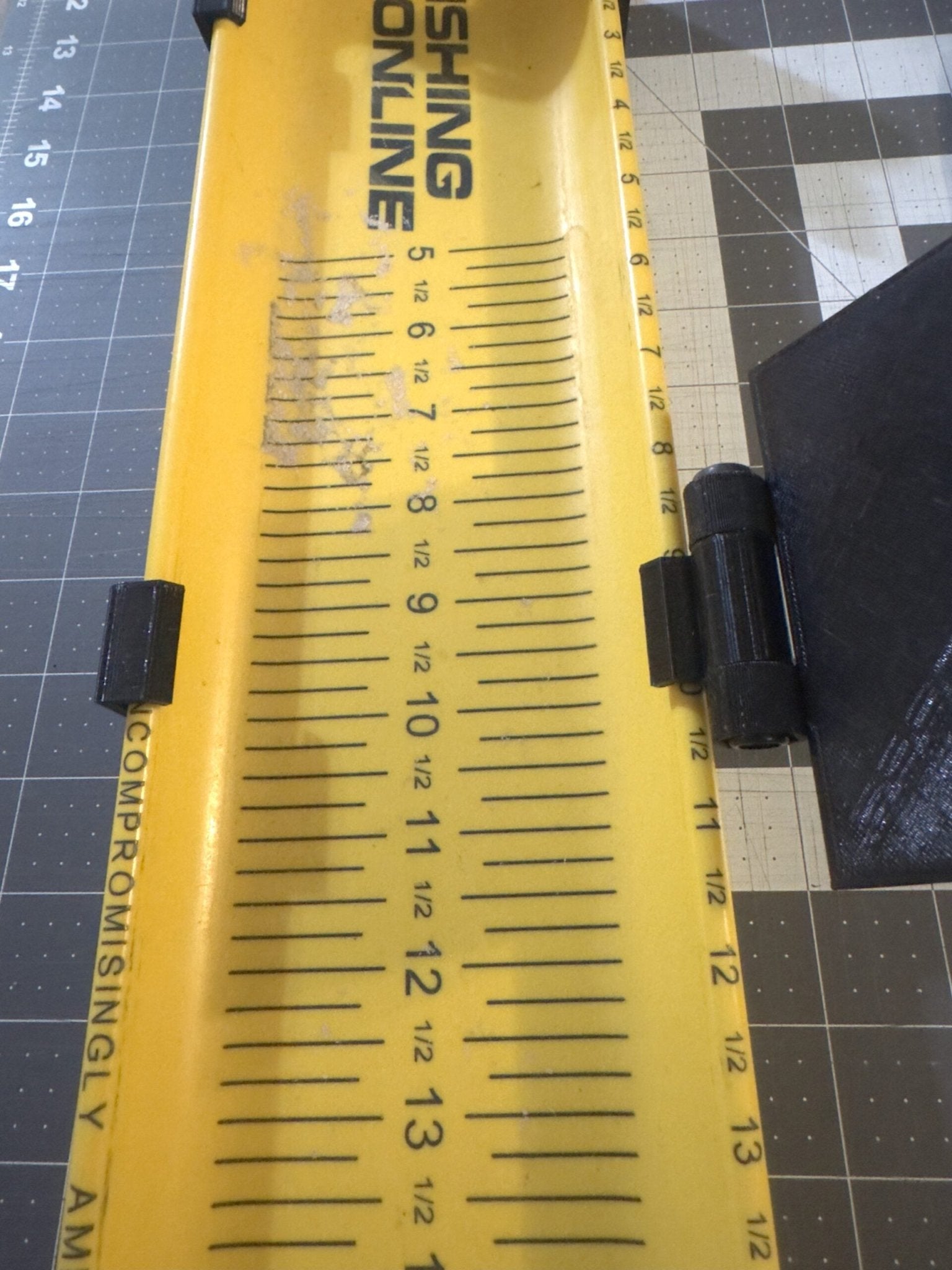 Dumpster Lid ID Holder (Ketch Carbonate), Measuring Board, Trash Panda Decals, at Festive Water Paddlesports