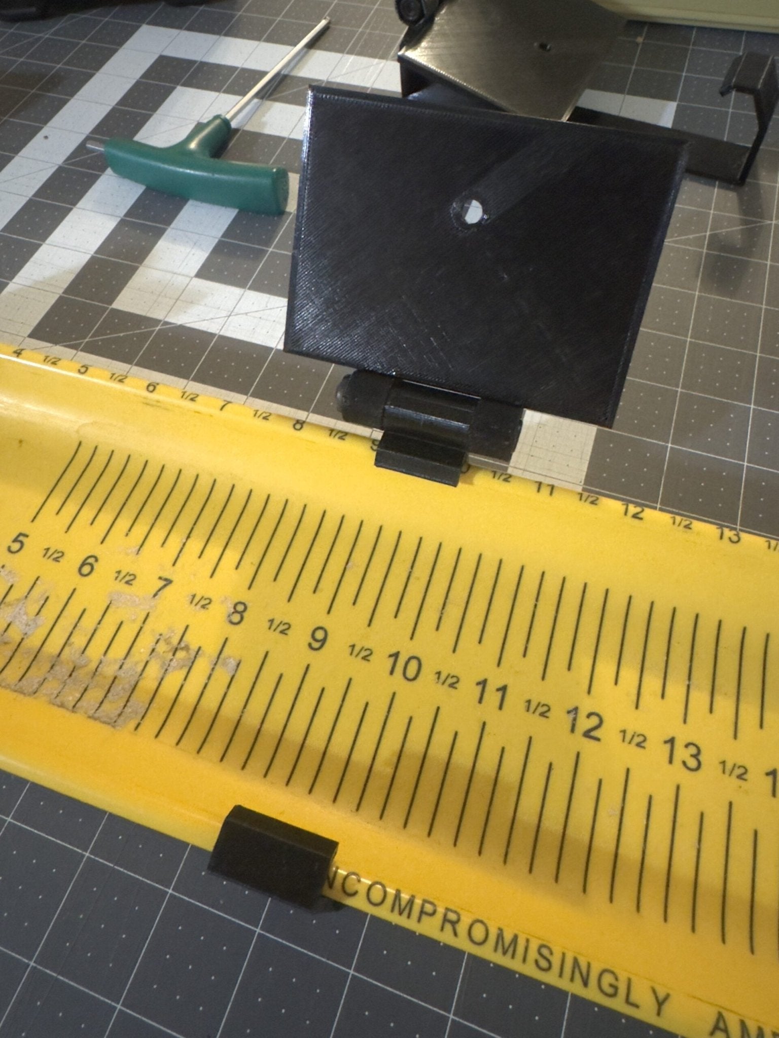 Dumpster Lid ID Holder (Ketch Carbonate), Measuring Board, Trash Panda Decals, at Festive Water Paddlesports