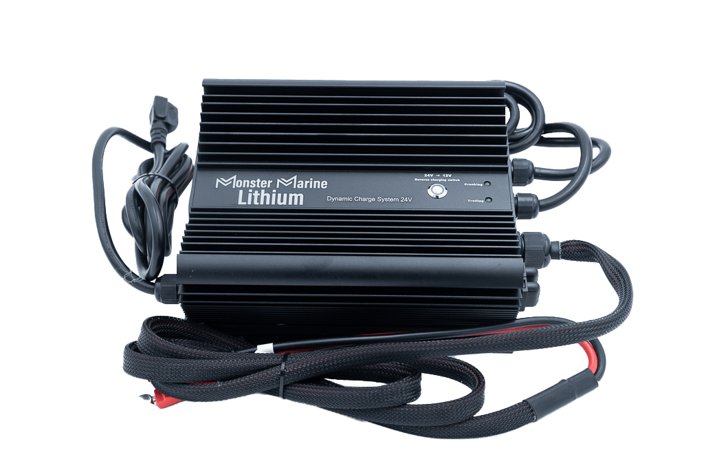 Dynamic Charge System 24V "The Ultimate Dual Charger", Chargers, Monster Marine Lithium, 24v at Festive Water Paddlesports