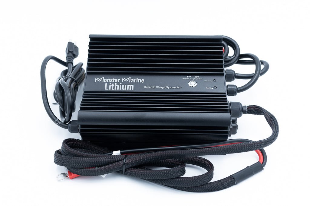 Dynamic Charge System 24V "The Ultimate Dual Charger", Chargers, Monster Marine Lithium, 24v at Festive Water Paddlesports
