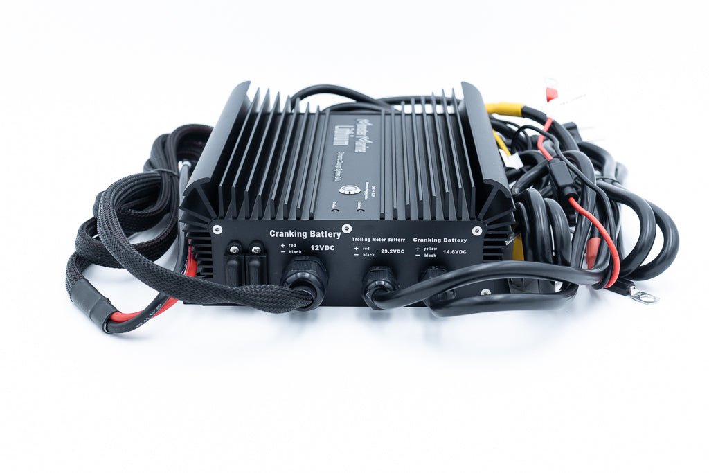 Dynamic Charge System 24V "The Ultimate Dual Charger", Chargers, Monster Marine Lithium, 24v at Festive Water Paddlesports