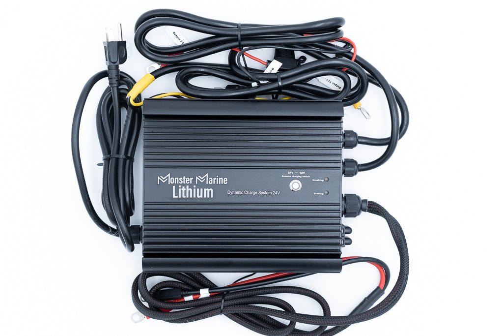 Dynamic Charge System 24V "The Ultimate Dual Charger", Chargers, Monster Marine Lithium, 24v at Festive Water Paddlesports