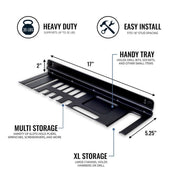 E - Tool Hand Tool Organizer | Holds 35 lbs, Wall Mounted, StoreYourBoard, , , at Festive Water Paddlesports