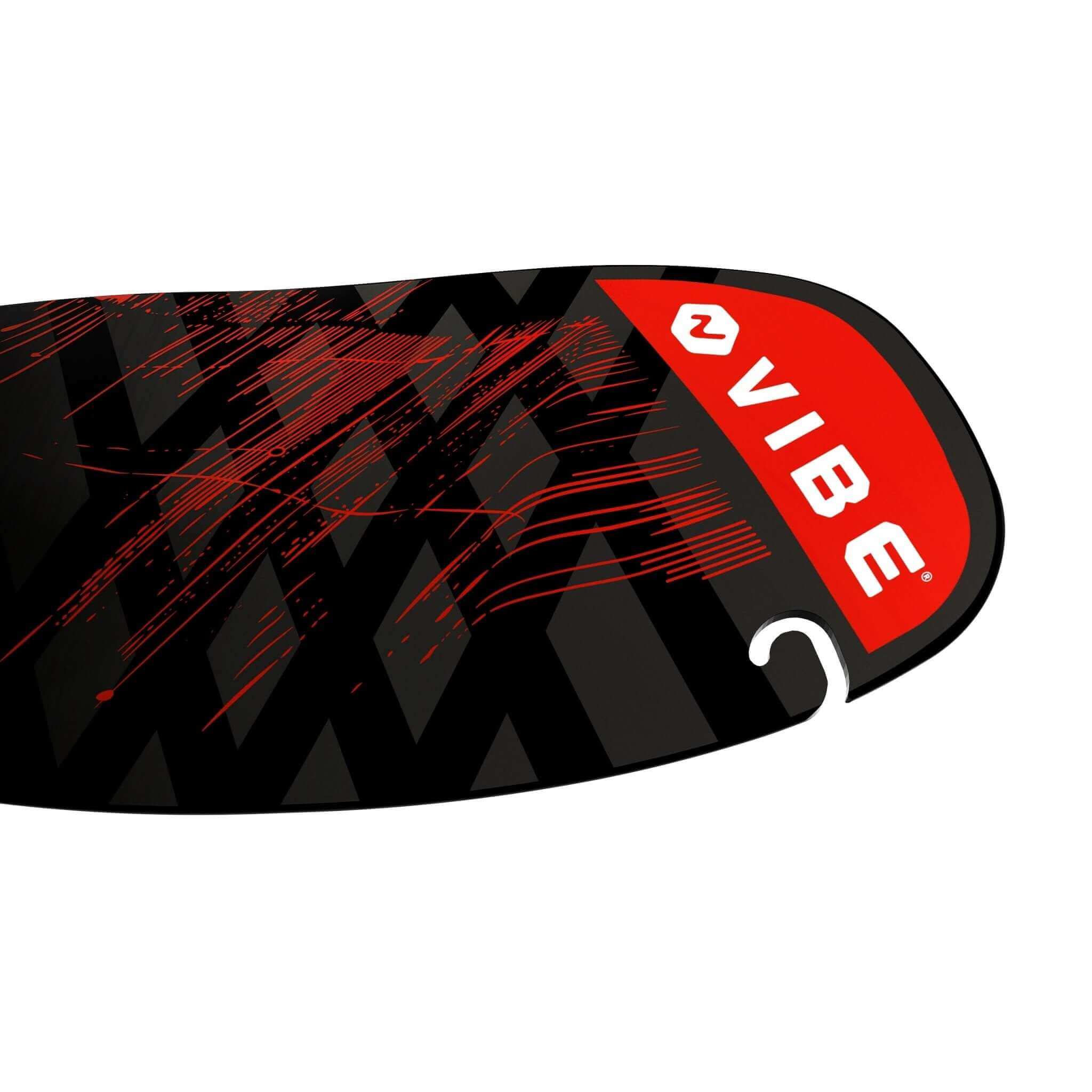 Ember Carbon Fiber Paddle (240 - 260cm adjustable), Paddle, Vibe Kayaks, Tsunami Red at Festive Water Paddlesports