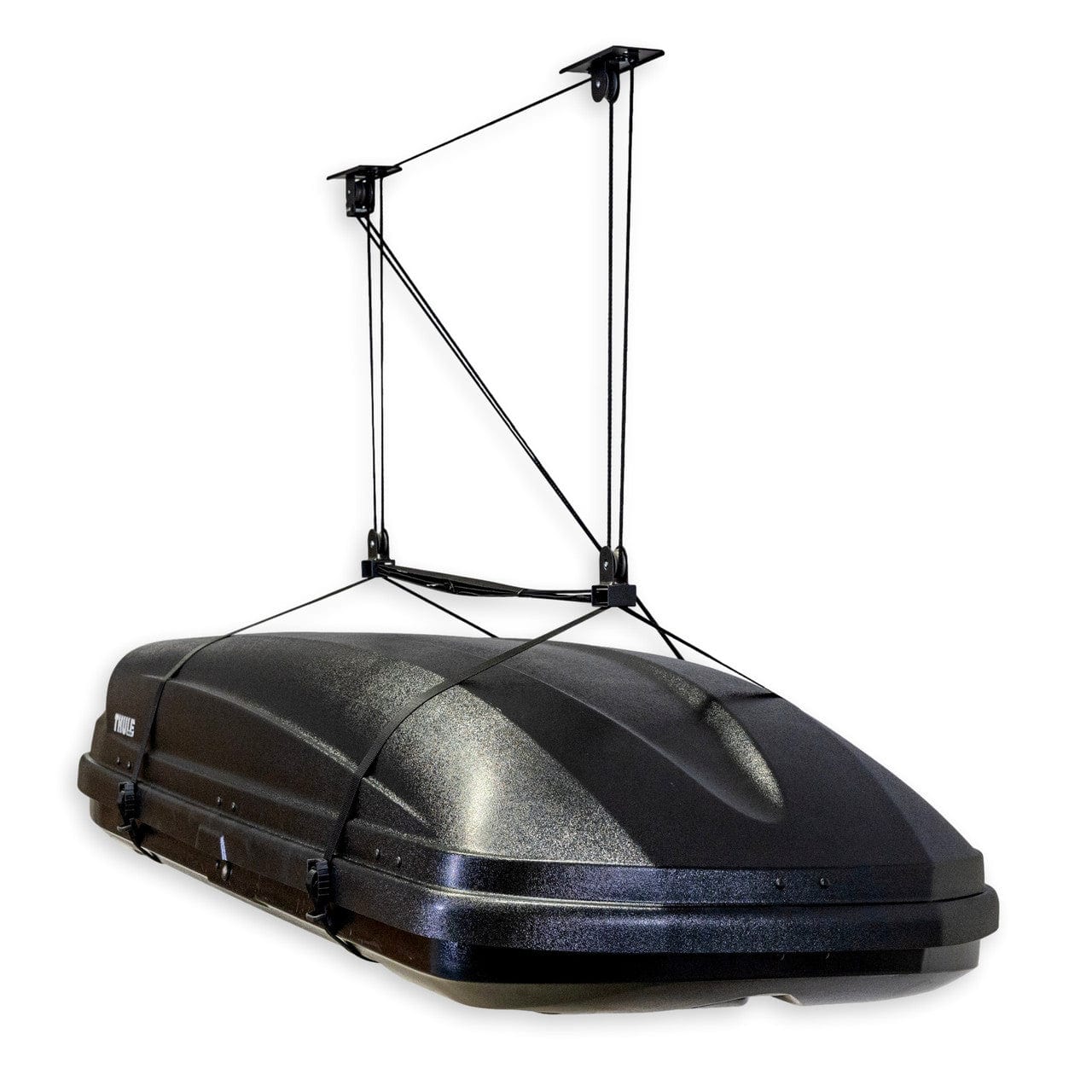 Essential Cargo Box Garage Ceiling Storage Hoist | Holds up to 150 lbs | 14' Lift, Ceiling, StoreYourBoard, , , at Festive Water Paddlesports