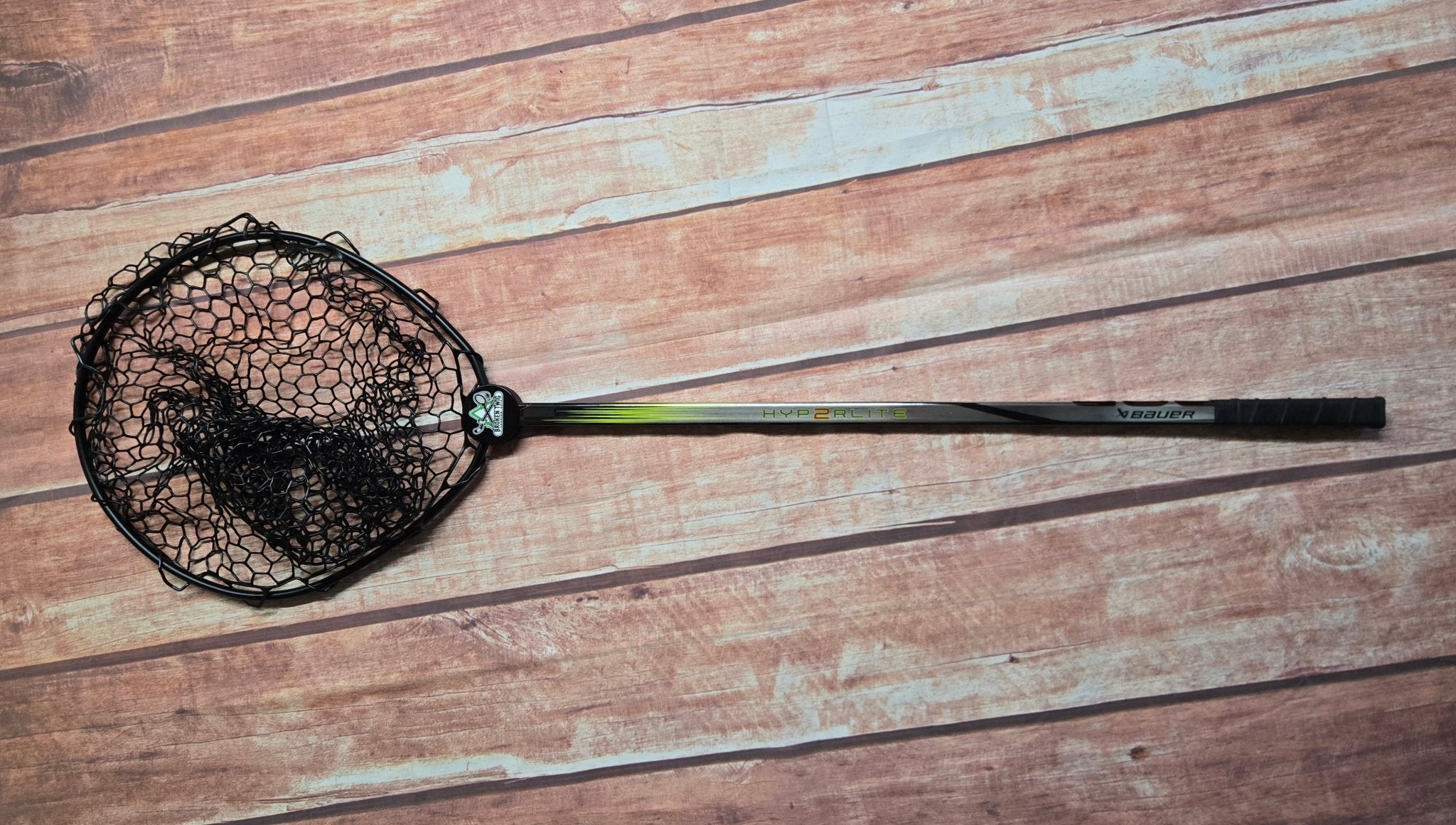 Extra Long Full Strength Landing Net - Bauer Stick, Landing Nets, Broken Twig Landing Nets, at Festive Water Paddlesports