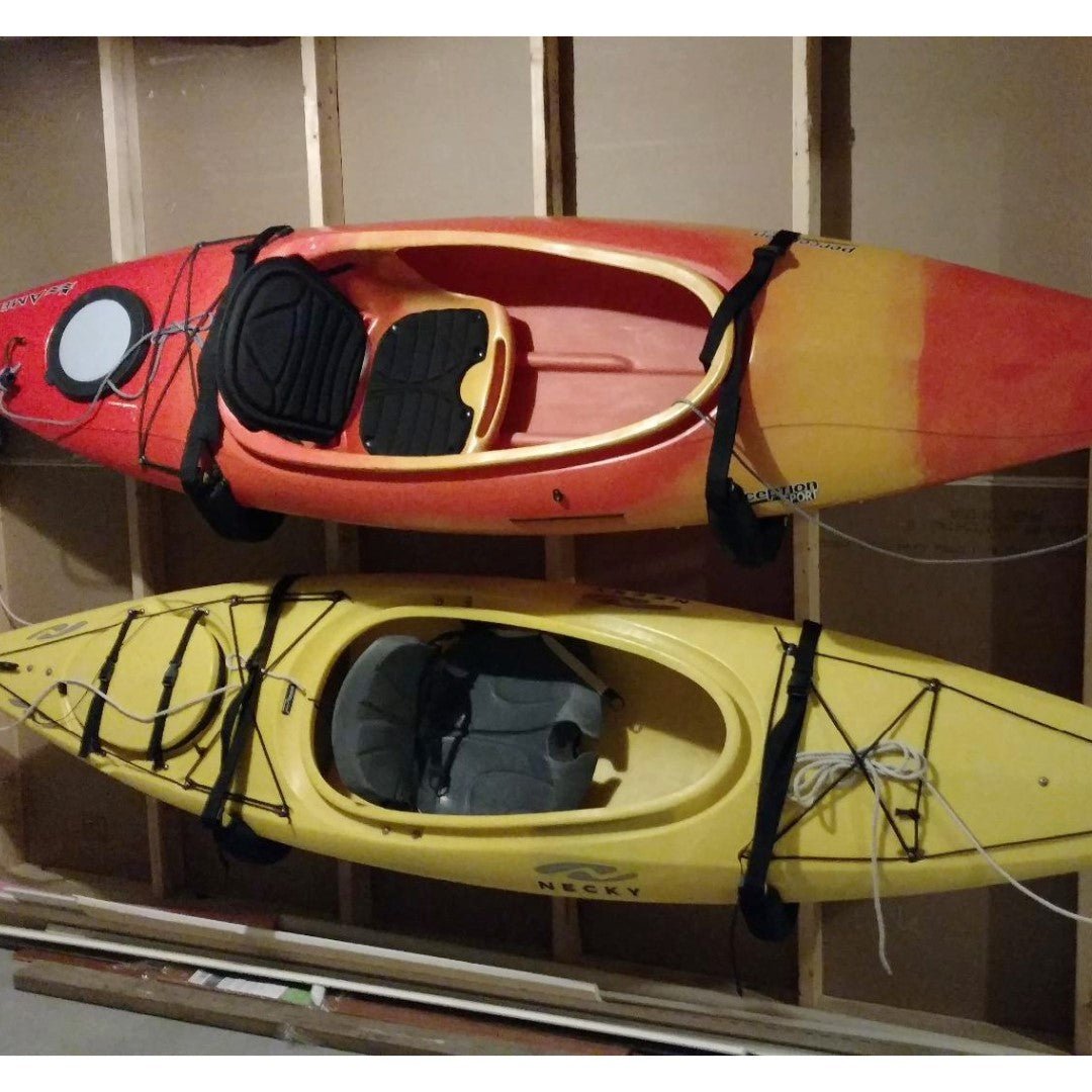 EZ Rack, Wall Storage, Suspenz, Marine Grade Black at Festive Water Paddlesports