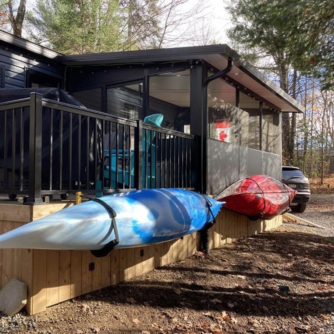 EZ Rack, Wall Storage, Suspenz, Marine Grade Black at Festive Water Paddlesports