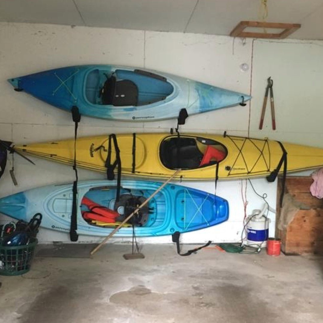 EZ Rack, Wall Storage, Suspenz, Marine Grade Black at Festive Water Paddlesports