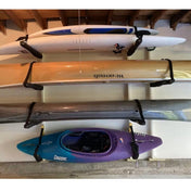 EZ Rack, Wall Storage, Suspenz, Marine Grade Black at Festive Water Paddlesports