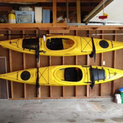 EZ Rack, Wall Storage, Suspenz, Marine Grade Black at Festive Water Paddlesports