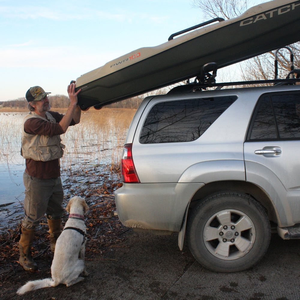 EZ ROLLER™ V - Rack Roof Carrier, Car Top, Suspenz, at Festive Water Paddlesports