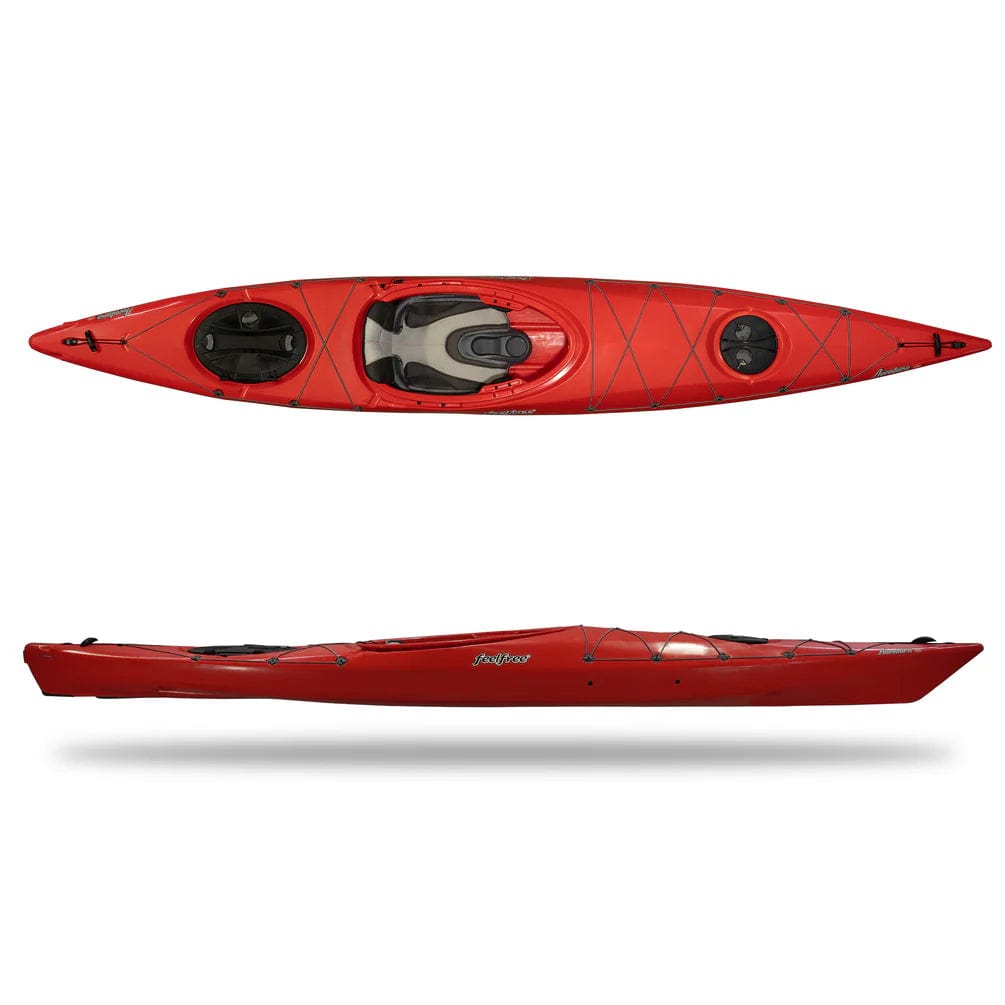 FeelFree Aventura V2/Skeg, Recreational Kayak, Feelfree, 140, Velocity Red, at Festive Water Paddlesports