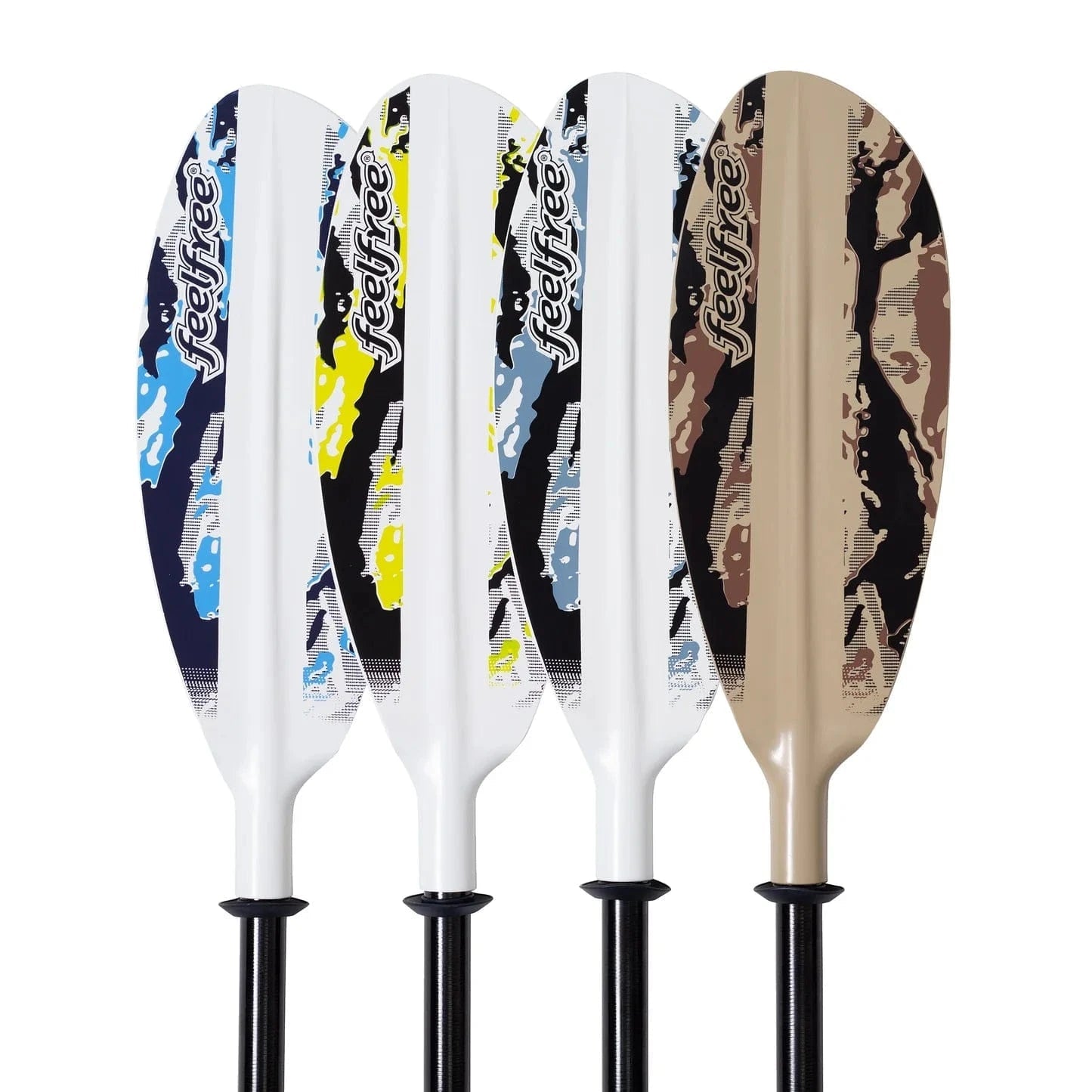 Feelfree Camo Series Angler Paddle, , FeelFree, Blue Camo, 230cm, at Festive Water Paddlesports