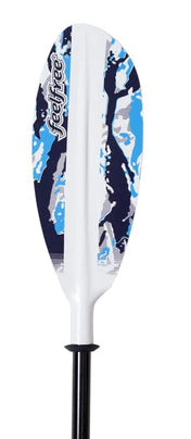 Feelfree Day - Tourer 2 Piece Kayak Paddle, Touring Paddle, Feelfree, Blue Camo, 240cm, at Festive Water Paddlesports