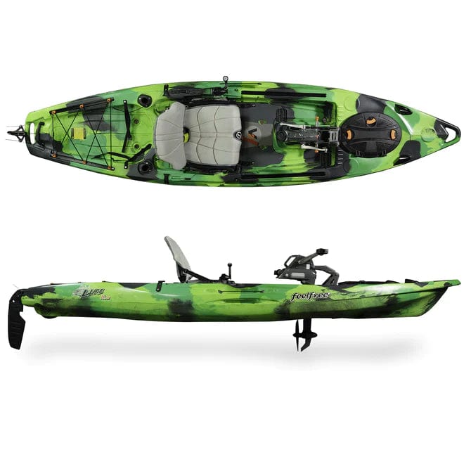 Feelfree Lure 11.5 Overdrive Pedal Fishing Kayak, Fishing Kayak, Feelfree, Green Flash, , at Festive Water Paddlesports