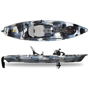 Feelfree Lure 11.5 Overdrive Pedal Fishing Kayak, Fishing Kayak, Feelfree, Winter Camo at Festive Water Paddlesports