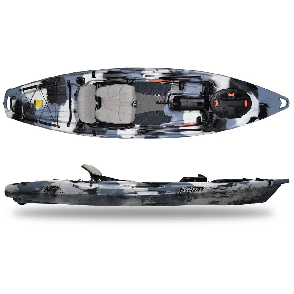 Feelfree Lure 11.5 V2 Fishing Kayak, Fishing Kayak, Feelfree, Winter Camo at Festive Water Paddlesports