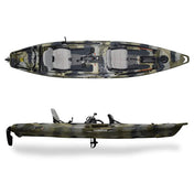 Feelfree Lure II Tandem Kayak with Overdrive Pedal System, Kayak Fishing, Feelfree, Desert Camo, , at Festive Water Paddlesports