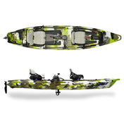 Feelfree Lure II Tandem Kayak with Overdrive Pedal System, Kayak Fishing, Feelfree, Ocean Camo, , at Festive Water Paddlesports