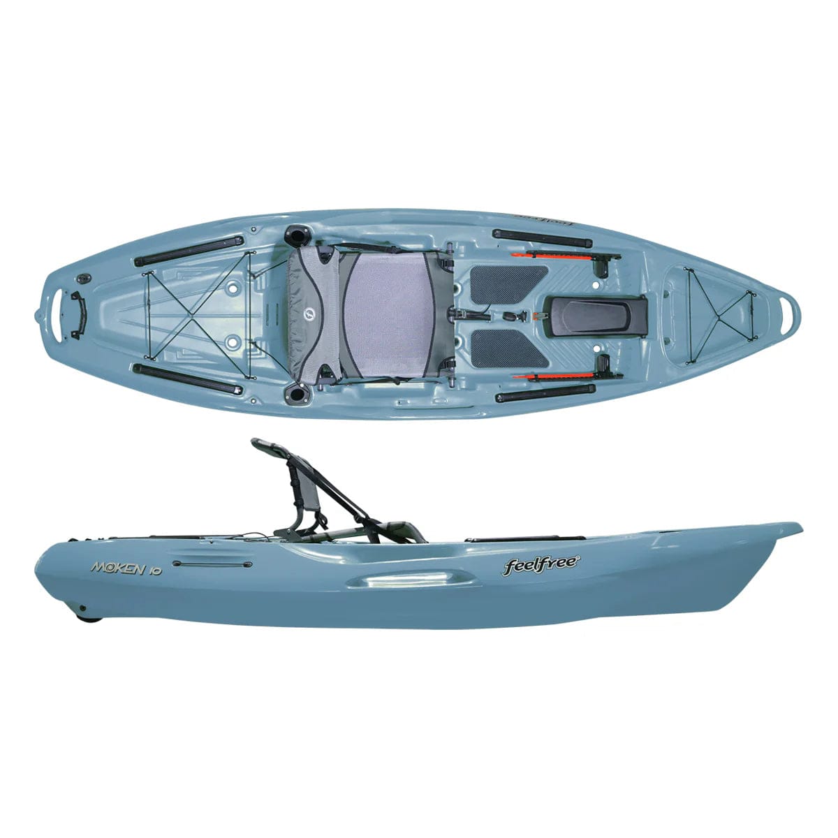Feelfree Moken 10 Lite V2 Kayak, Fishing Kayak, Feelfree, Blue Grey, , at Festive Water Paddlesports