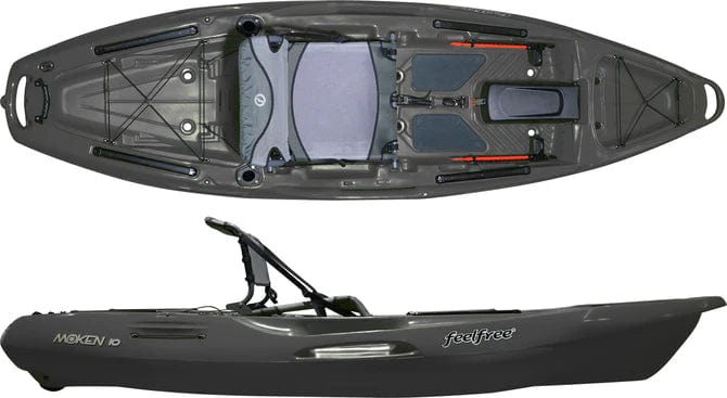 Feelfree Moken 10 V2 Kayak, Fishing Kayak, Feelfree, Charcoal, , at Festive Water Paddlesports