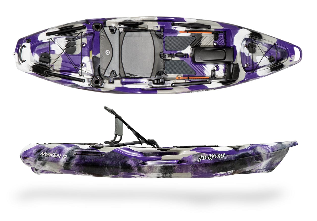 Feelfree Moken 10 V2 Kayak, Fishing Kayak, Feelfree, Purple Camo, , at Festive Water Paddlesports