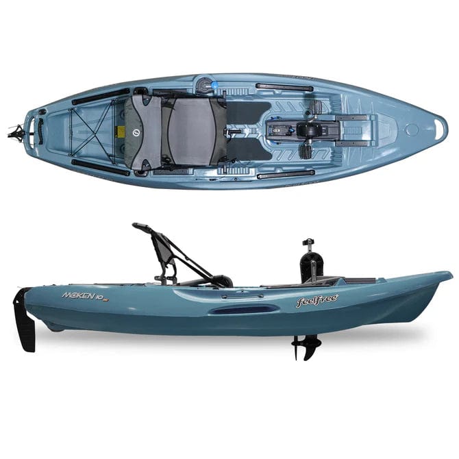 Feelfree Moken 10 V2 PDL Fishing Kayak, Fishing Kayak, Feelfree, Blue Grey, , at Festive Water Paddlesports