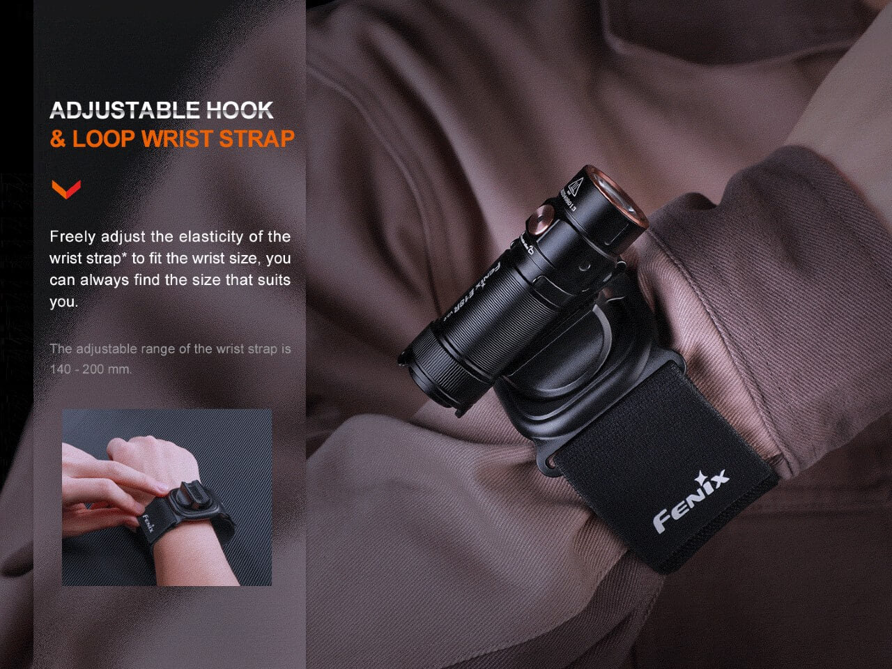 Fenix ALW - 01 Wrist Flashlight Holster, Flashlight Holster, Fenix Store, at Festive Water Paddlesports